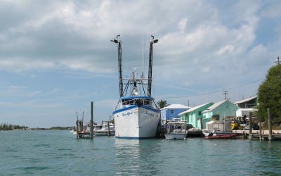 Spanish Wells Bahamas lobster boat